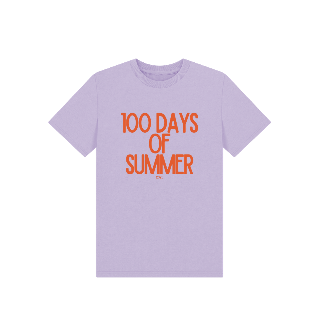 Soft Lilac Printed Kids T-Shirt