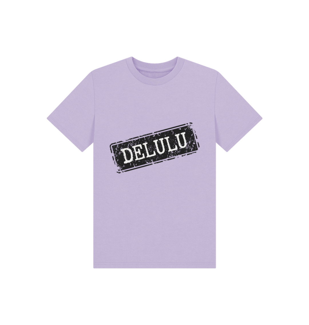 Soft Lilac Printed Kids T-Shirt
