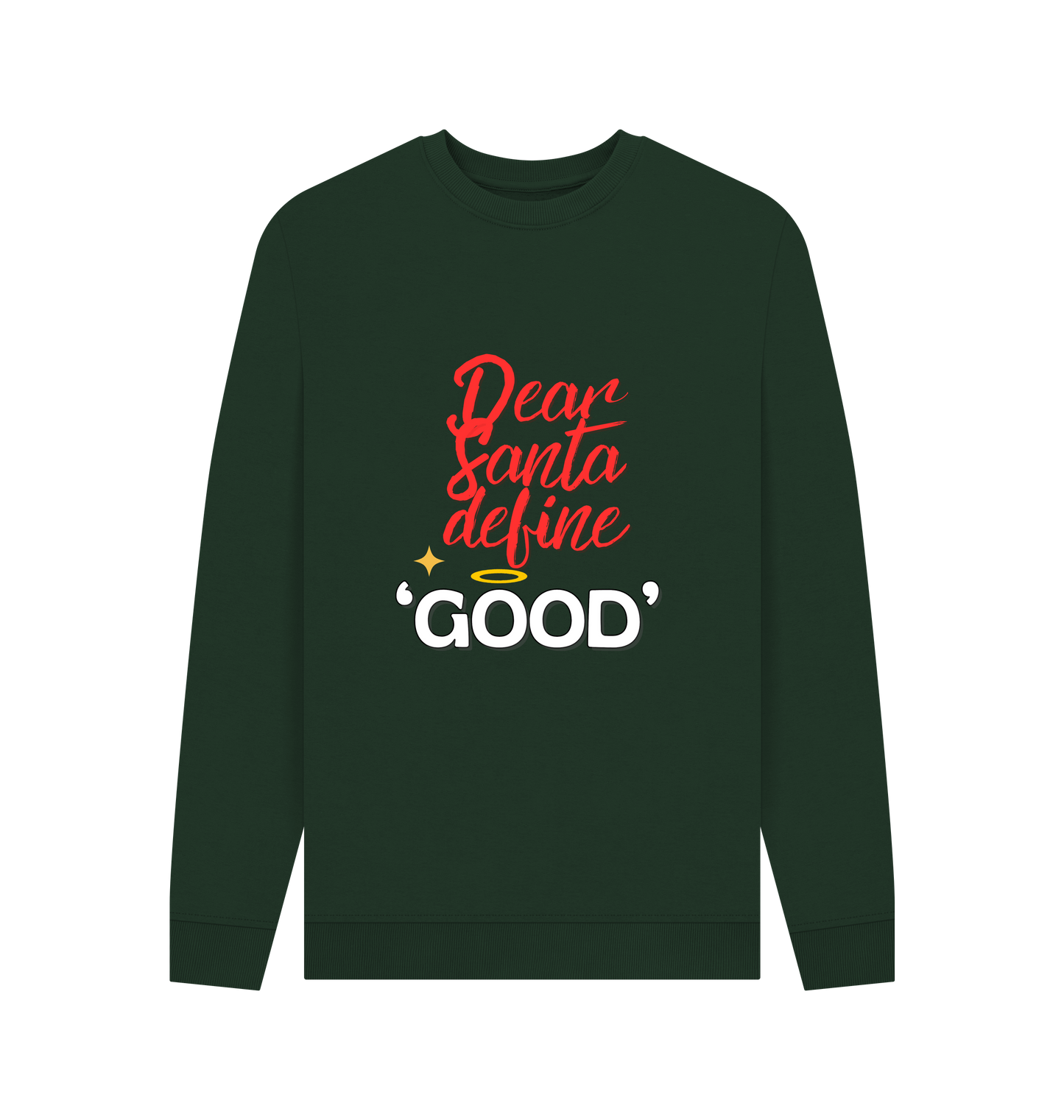 Evergreen Printed Sweater Front