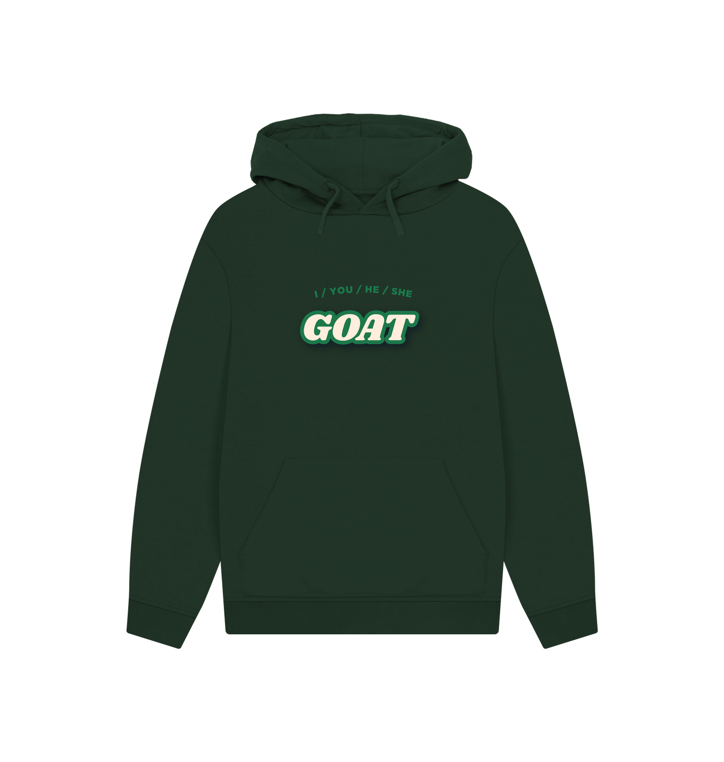 Evergreen Printed Hoody Front