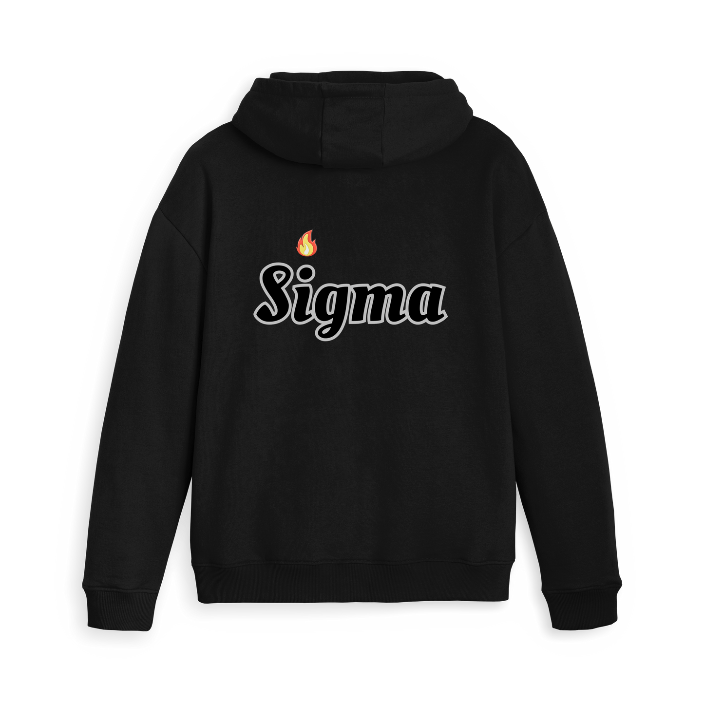 Black Zip hoody Back