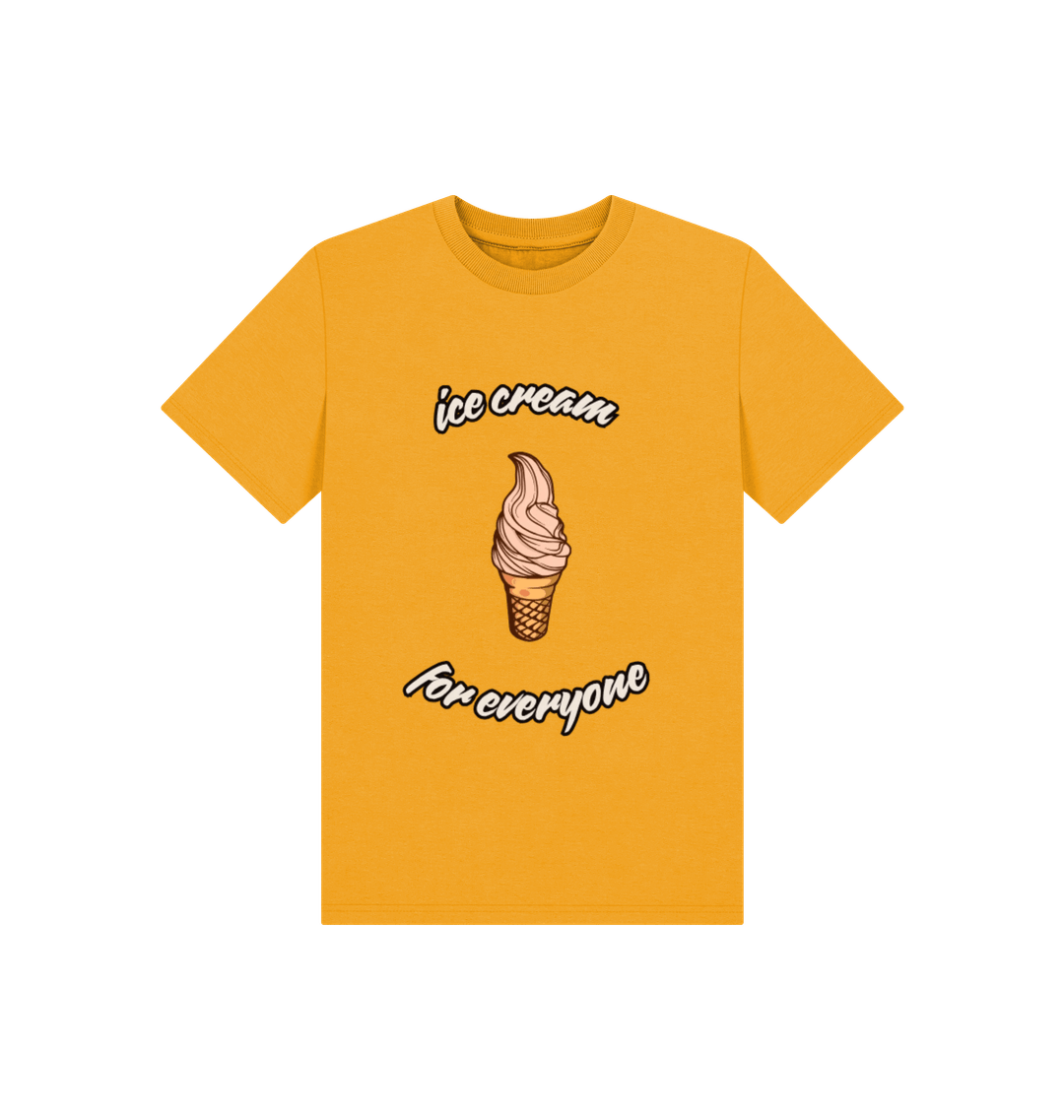 Mustard Printed Kids T-Shirt