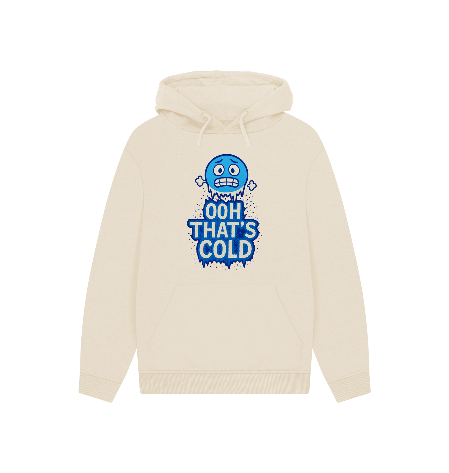 Oat Printed Hoody Front