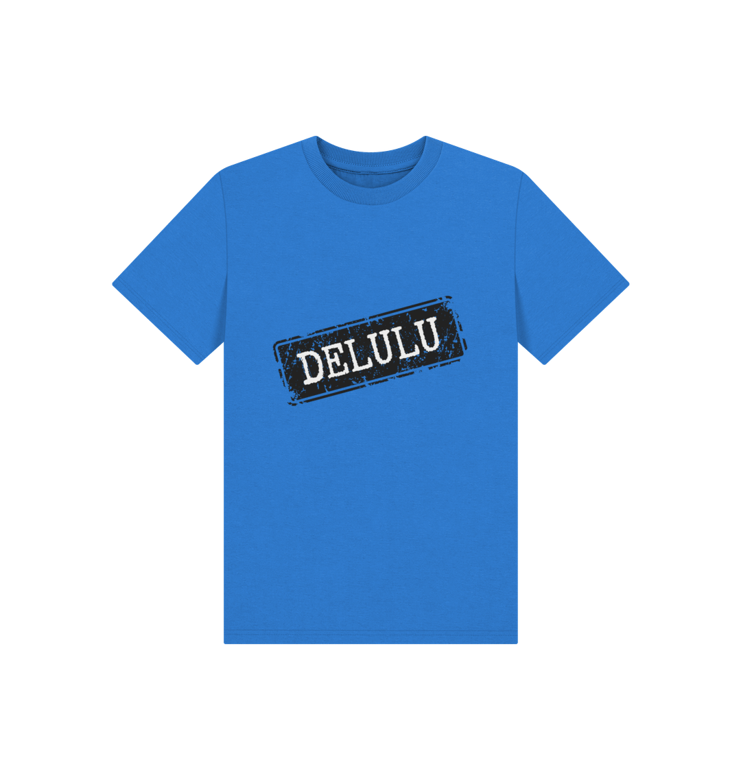 Bright Blue Printed Kids T-Shirt