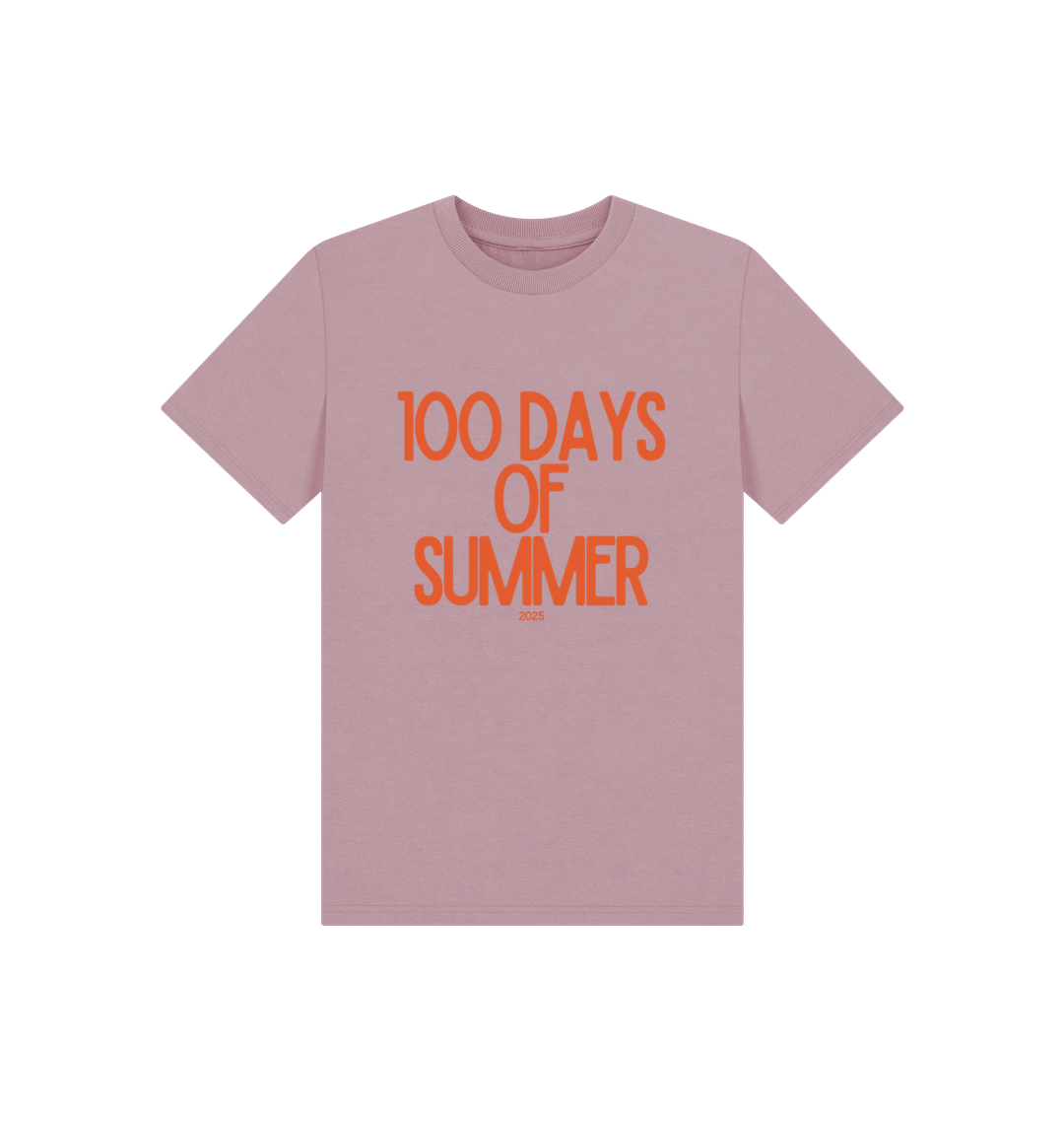 Mauve Printed Kids T-Shirt