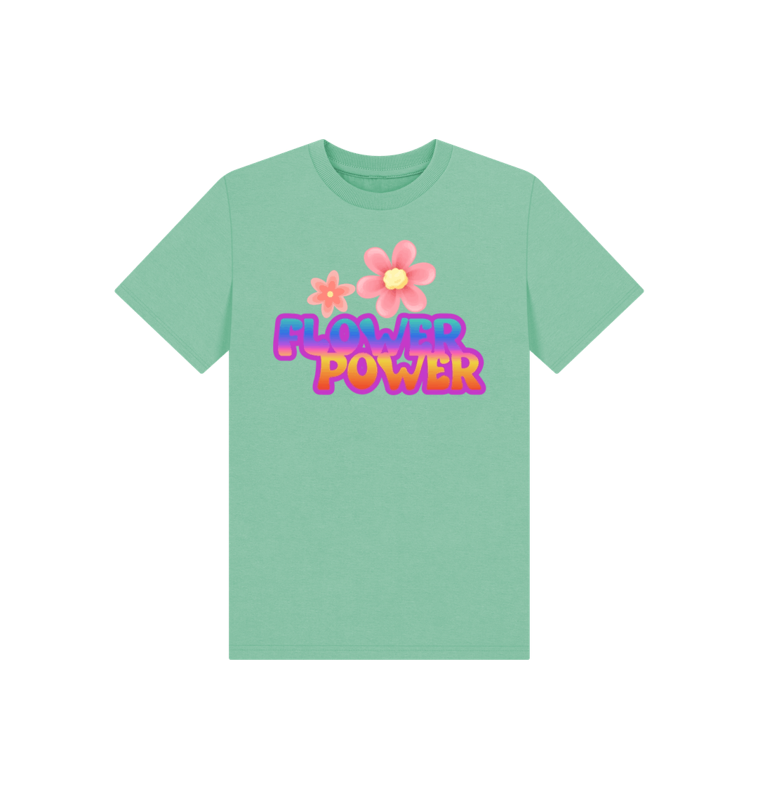 Peppermint Printed Kids T-Shirt Front