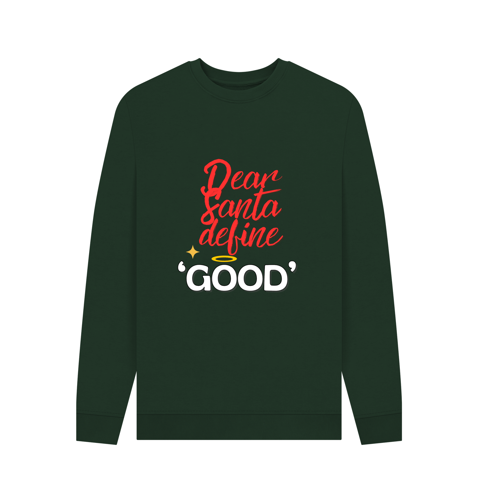 Evergreen Printed Sweater Front