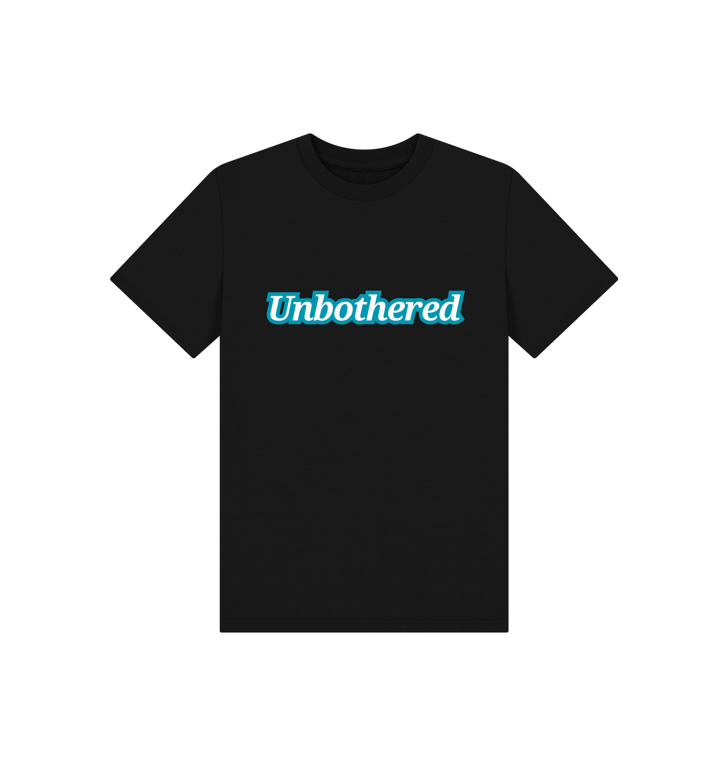 Black Printed Kids T-Shirt Front