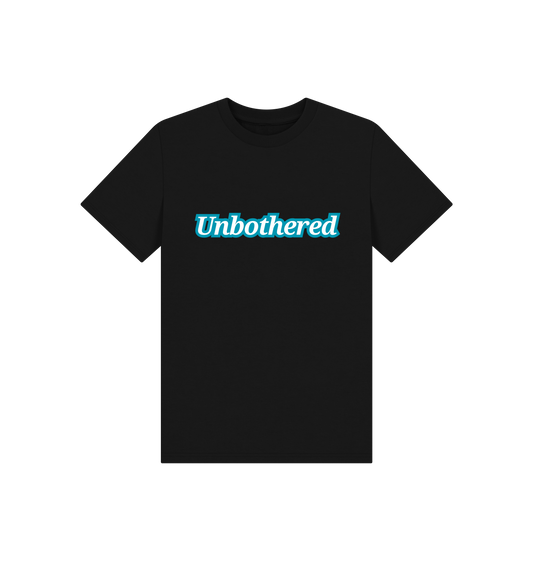 Black Printed Kids T-Shirt Front