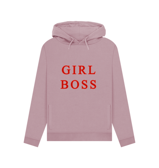 Mauve Girl Boss - Hoodie - Woman