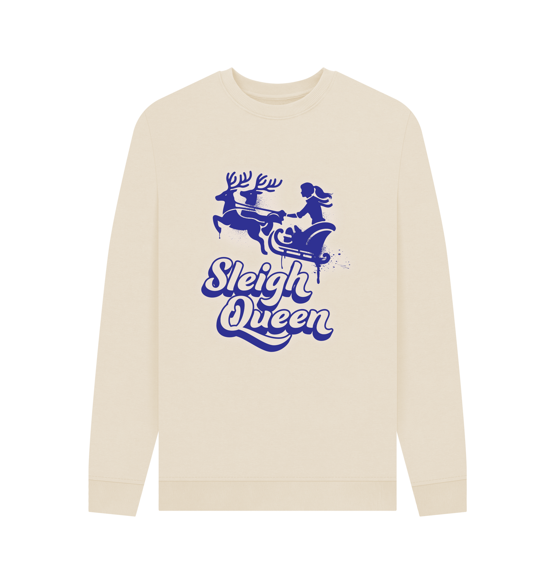 Oat Printed Sweater Front