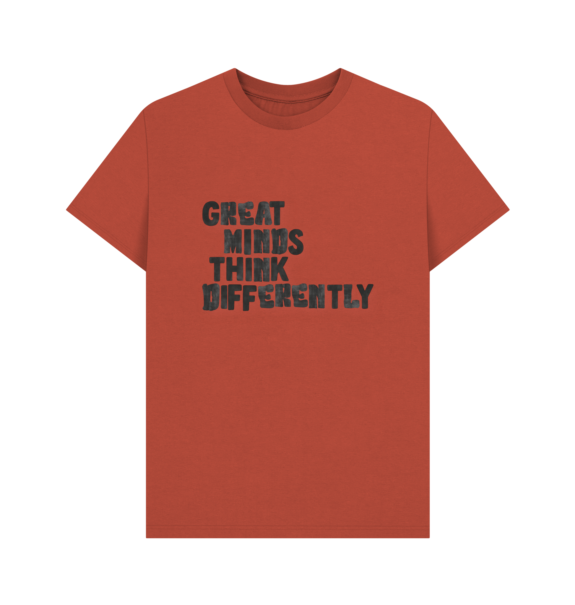 Rust Printed T-shirt Front