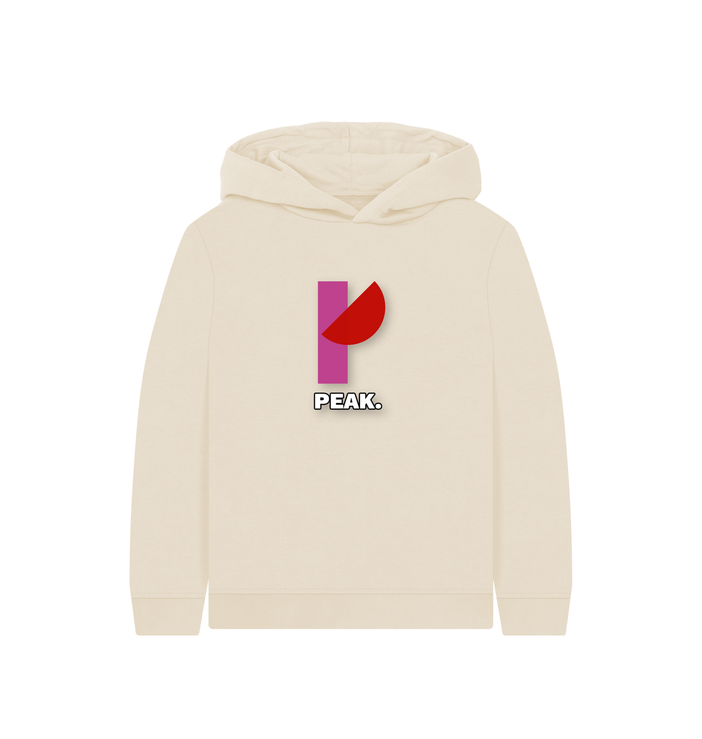 Oat Printed Kids Hoodie Front