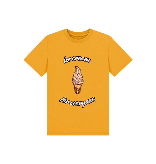 Mustard Printed Kids T-Shirt
