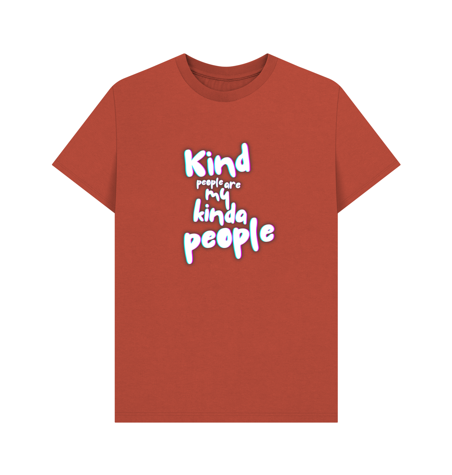 Rust Printed T-shirt Front