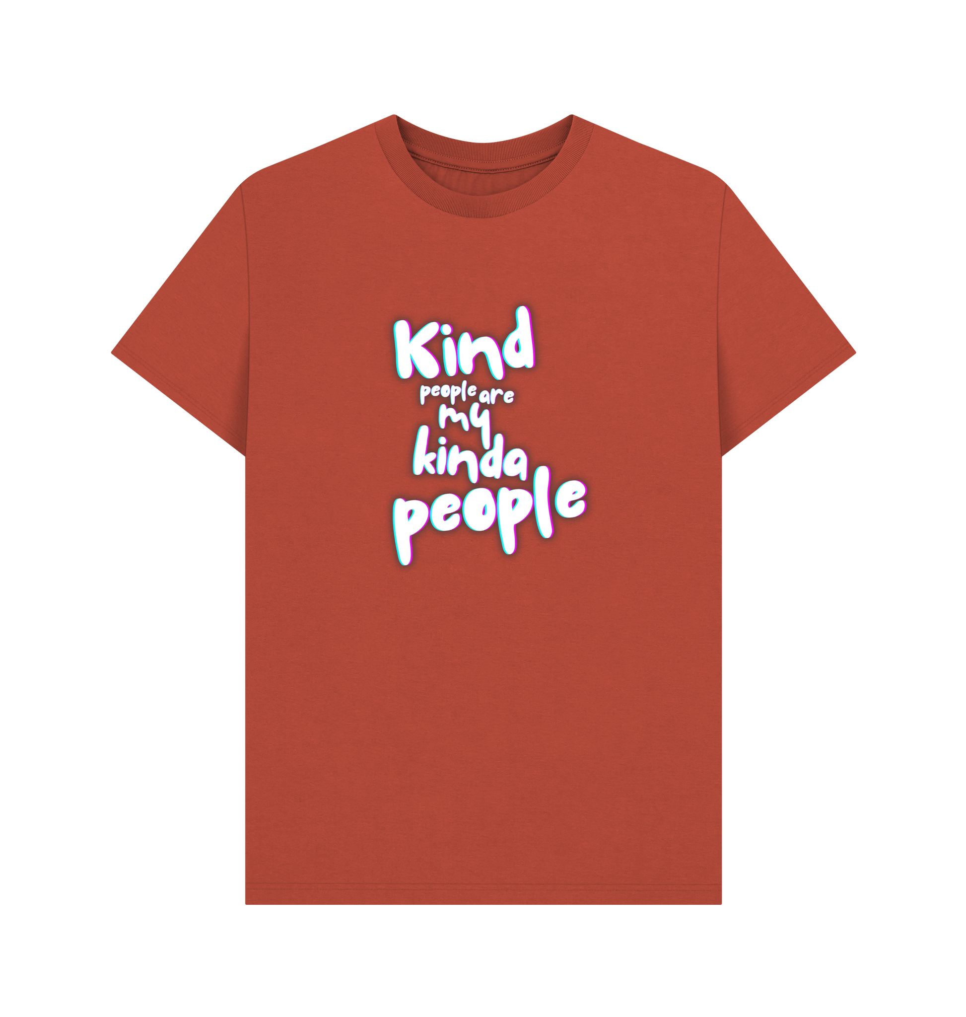 Rust Printed T-shirt Front