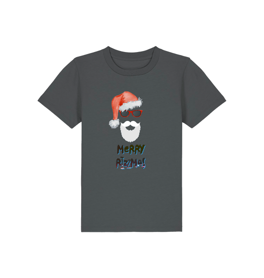 Anthracite Merry Rizzmas - Kids Tee