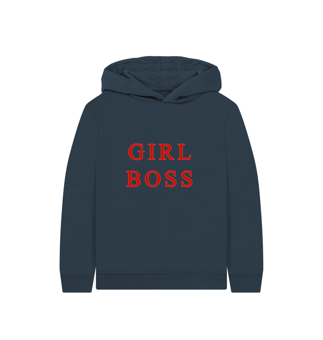 Navy Blue Girl Boss - Hoodie