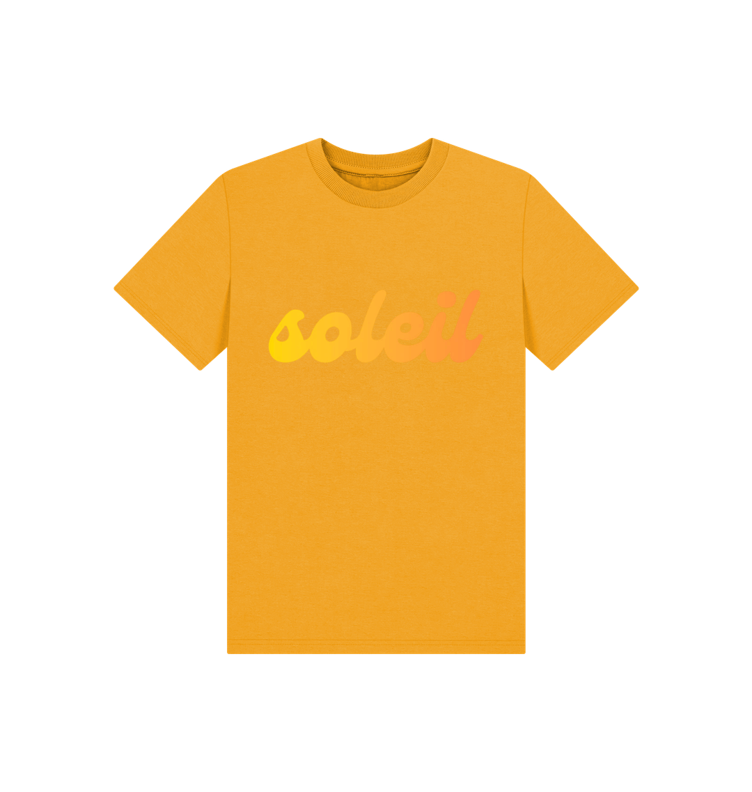 Mustard Printed Kids T-Shirt