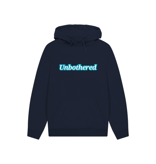 Navy Printed Hoody Front