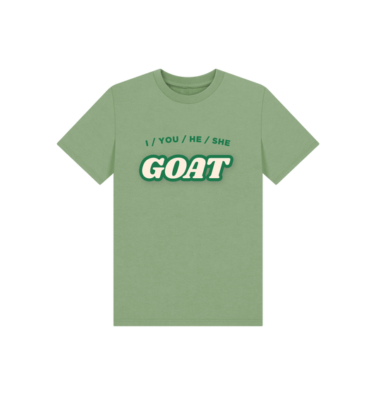 Sage Printed Kids T-Shirt Front