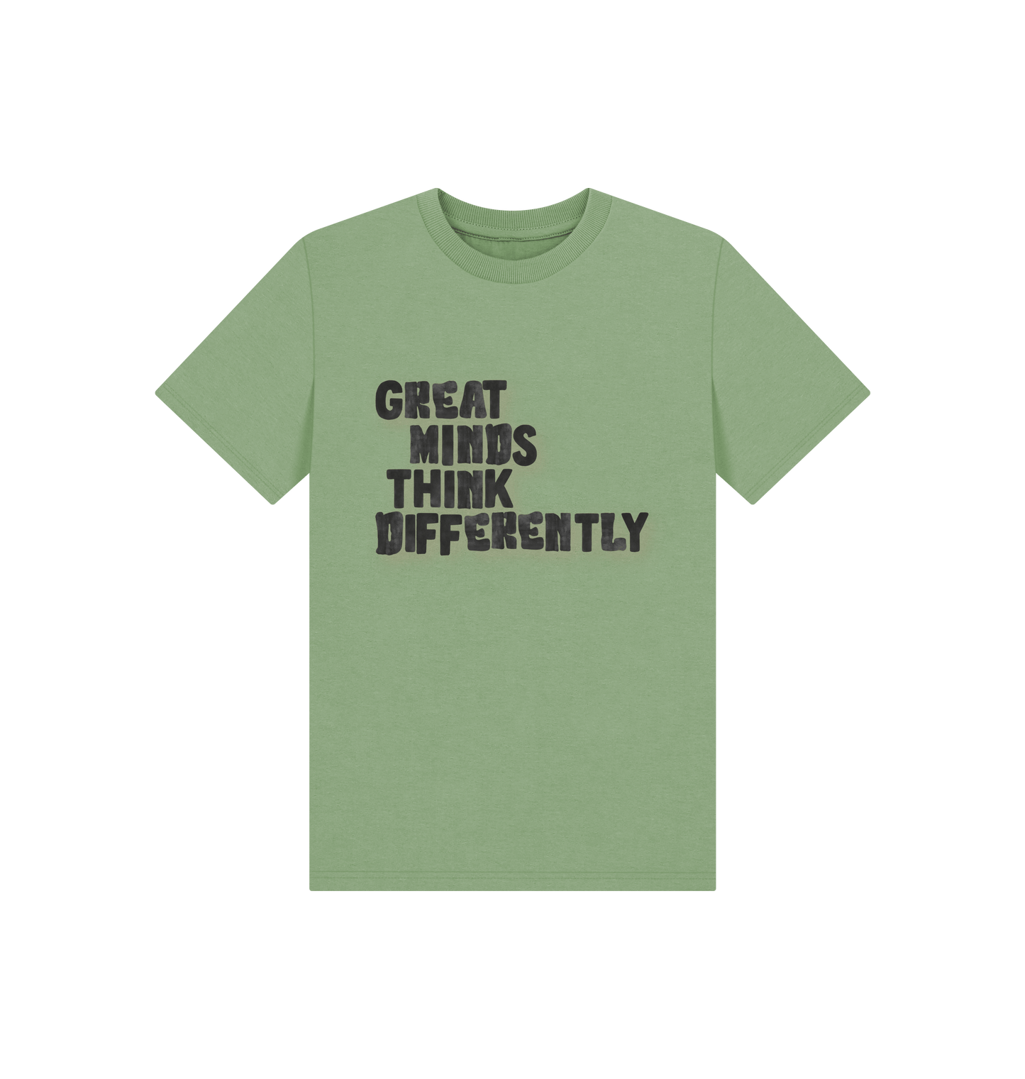 Sage Printed Kids T-Shirt Front