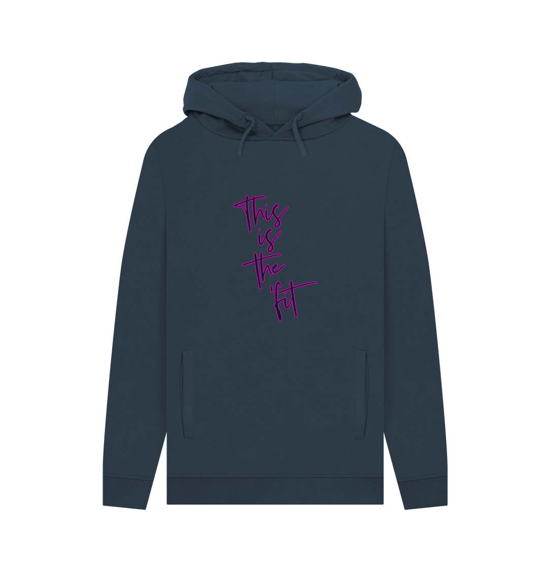 Navy This is the 'fit - Pink - Hoodie - Man