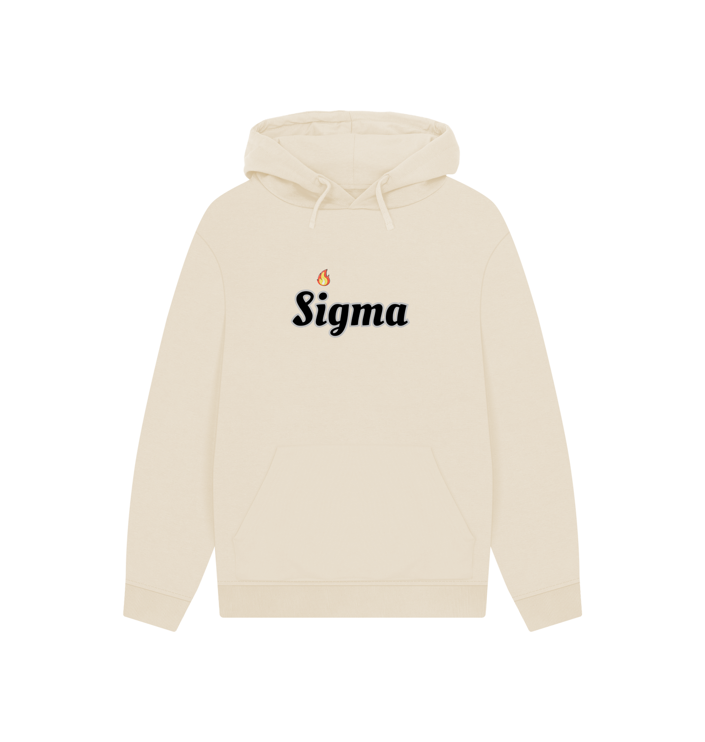 Oat Printed Hoody Front