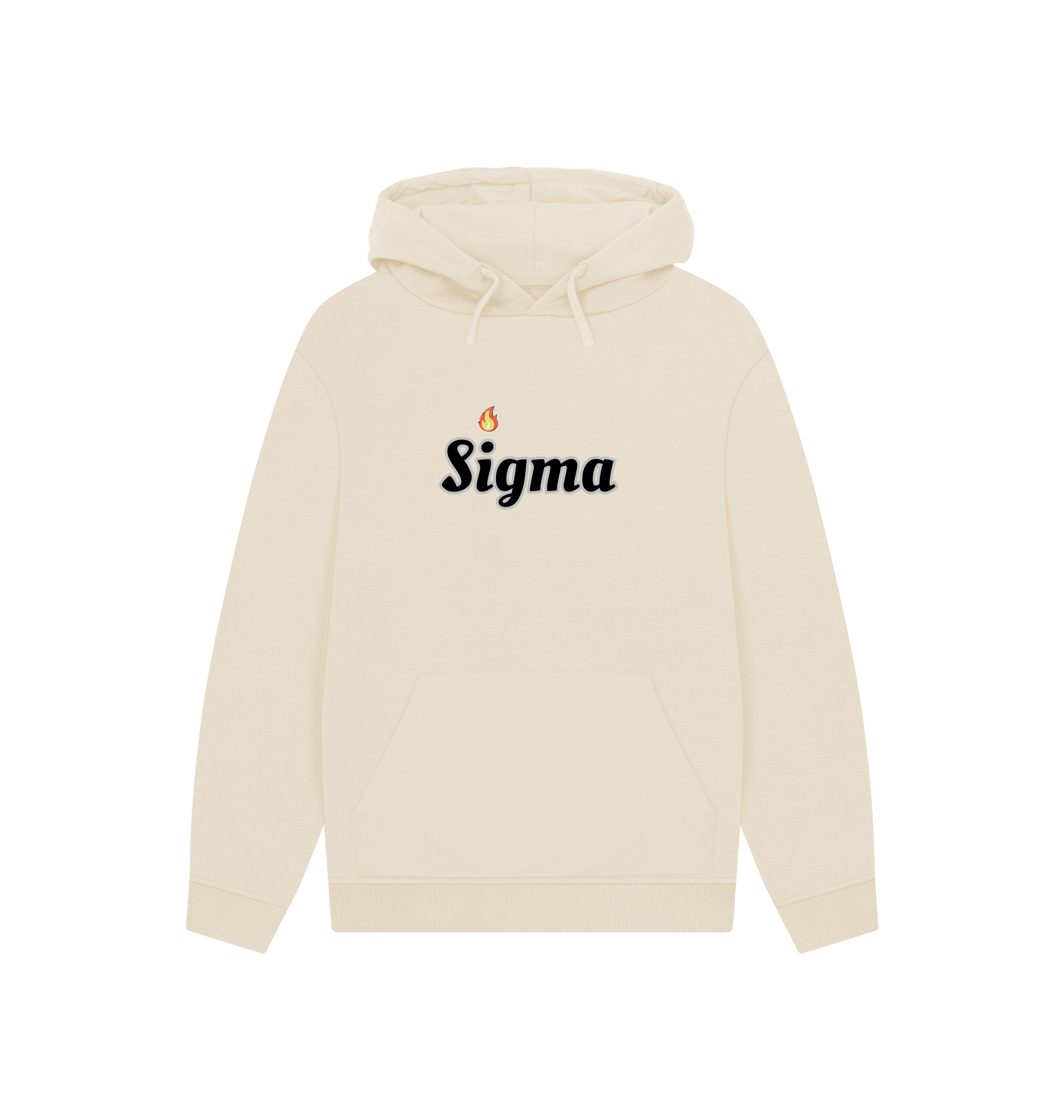 Oat Printed Hoody Front