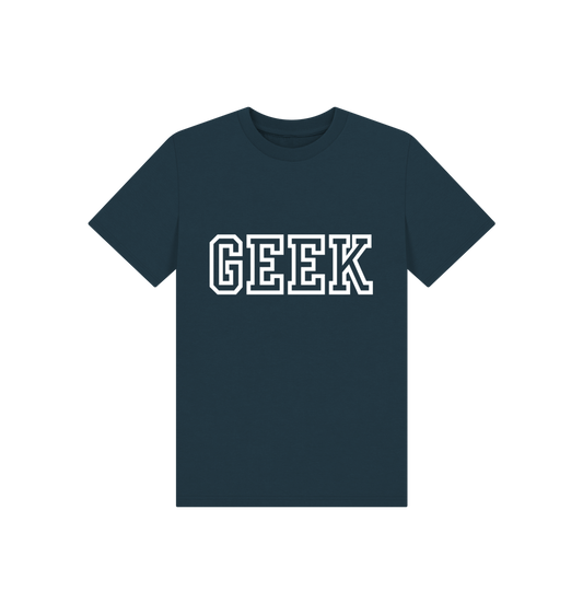 Denim Blue Printed Kids T-Shirt