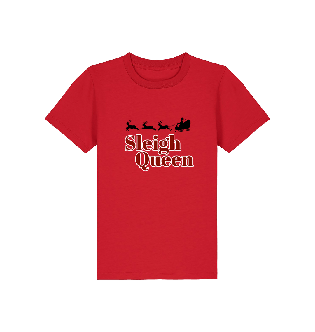 Red Sleigh Queen - Kids Tee