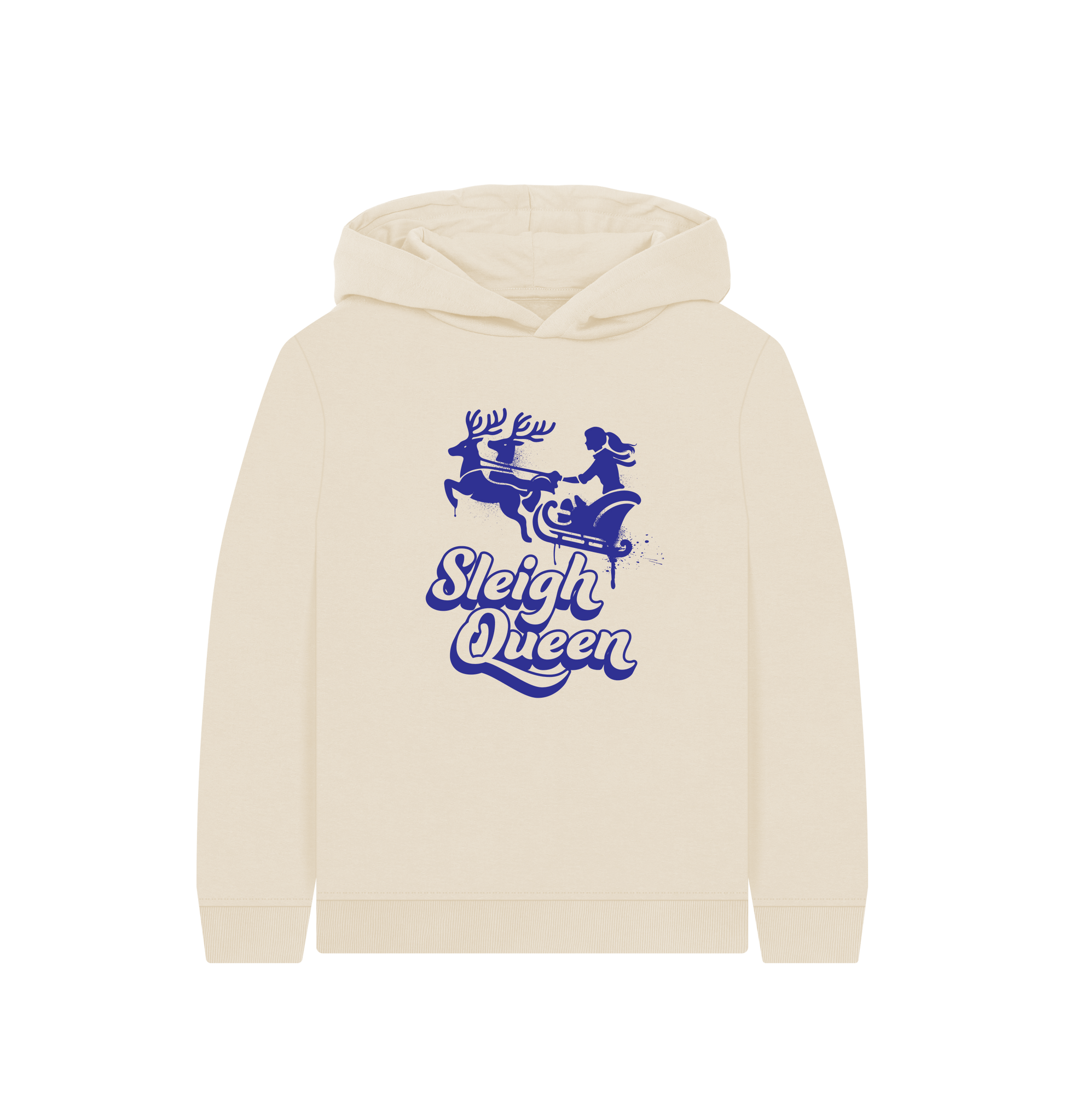 Oat Printed Kids Hoodie Front