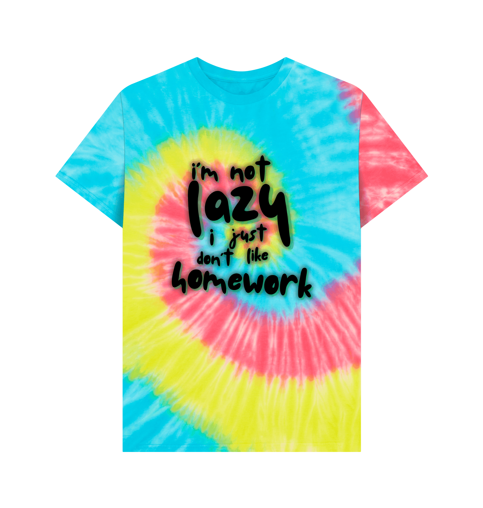 Tie Dye Printed T-shirt Front