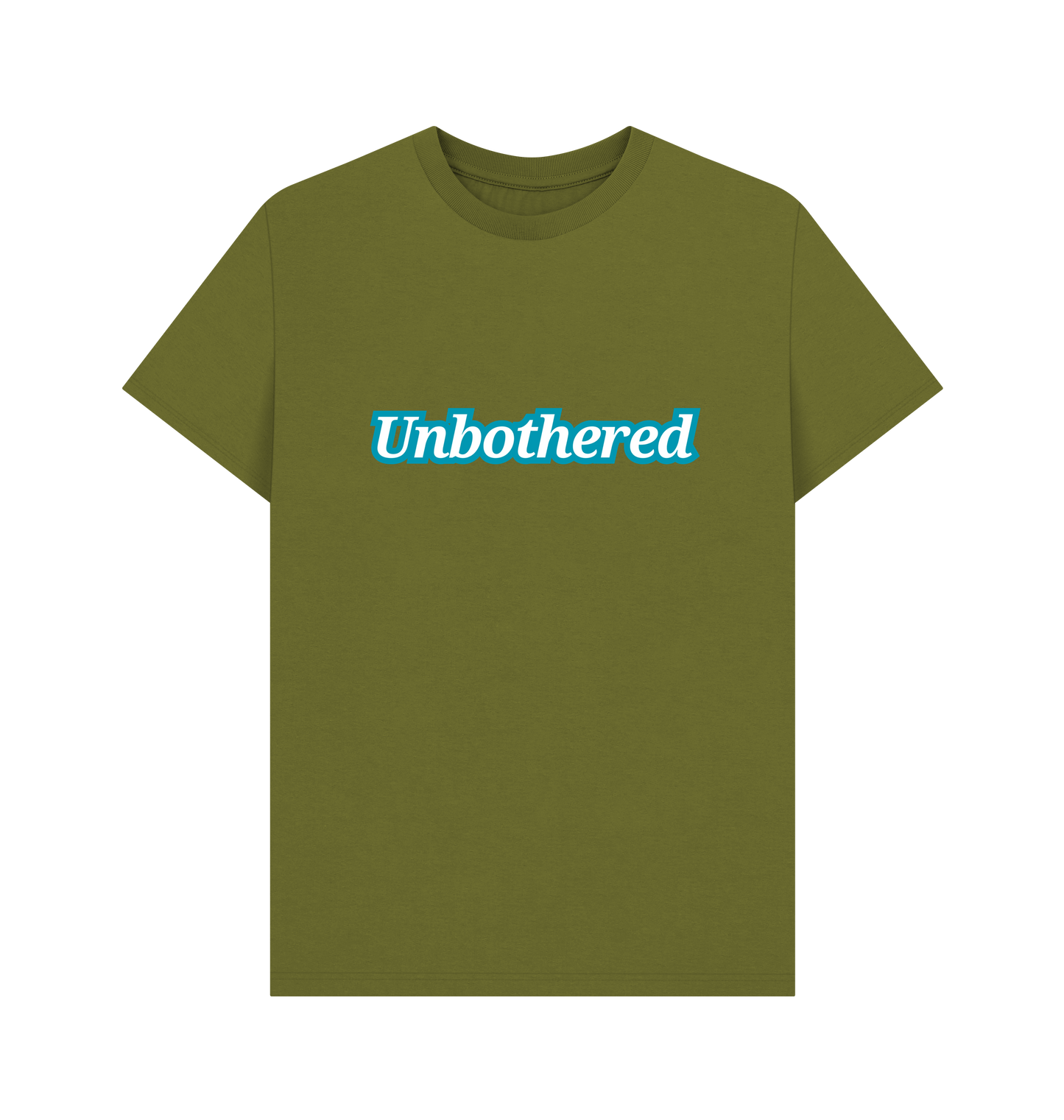 Moss Green Printed T-shirt Front