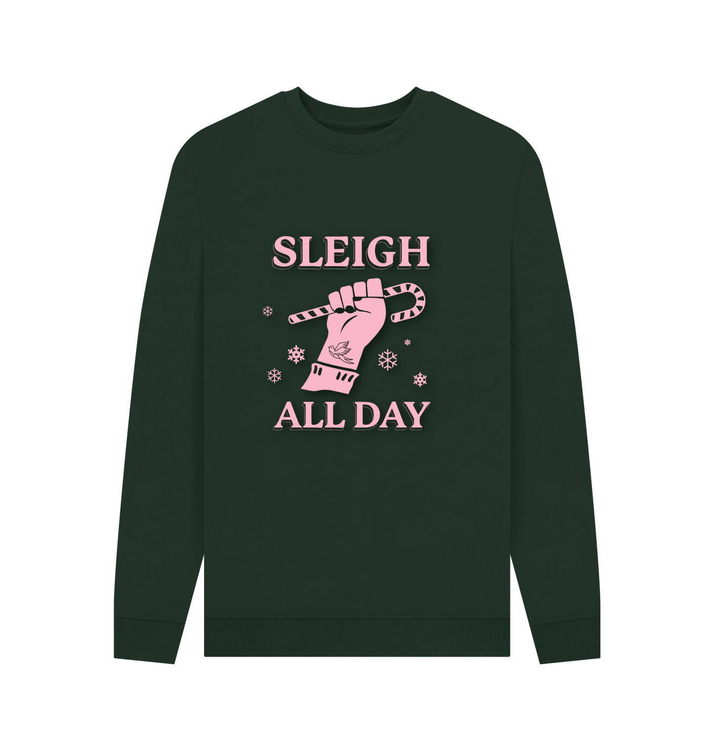 Evergreen Printed Sweater Front