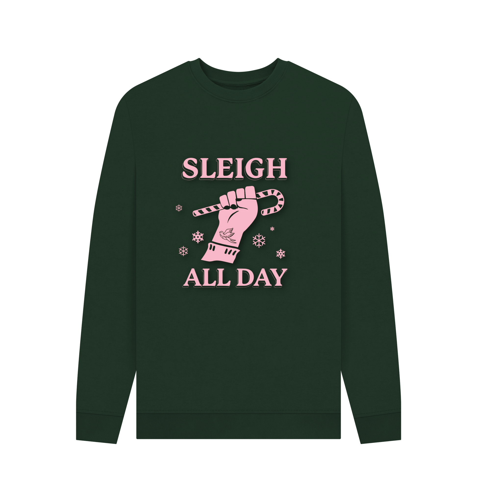 Evergreen Printed Sweater Front