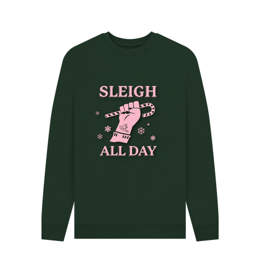 Evergreen Printed Sweater Front